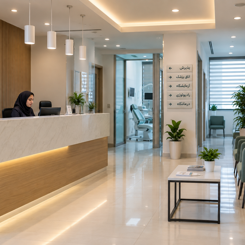 فضای مطب و کلینیک